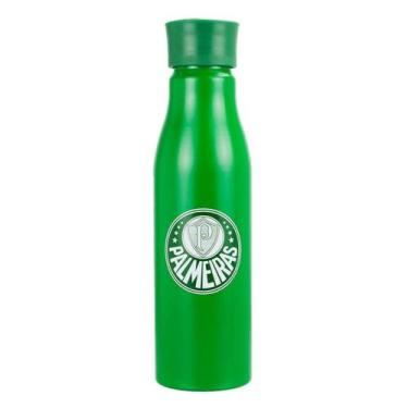 Imagem de Garrafa Alumínio Palmeiras 600 Ml - Qh073-3-B - Mileno