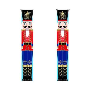 Imagem de Decoração De Banner De Porta Feliz Natal 2025, Ornamento Suspenso Para