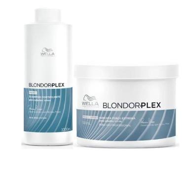 Imagem de Wella - BlondorPlex - Kit Shampoo 1L e Máscara 500g