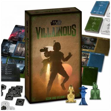 Imagem de Jogo de Tabuleiro Estratégico Ravensburger Star Wars Vilões Escória e Vilania - Junte-se a Boba Fett, Sétima Irmã ou Cad Bane nesta Aventura
