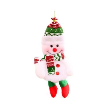 Imagem de Bonecos De Pelúcia De Papai Noel, Boneco De Neve E Rena Para Decoração