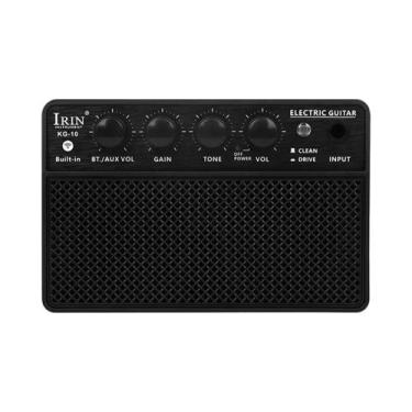 Imagem de Amplificador De Som Portátil Recarregável De 10W Para Guitarra E Baixo
