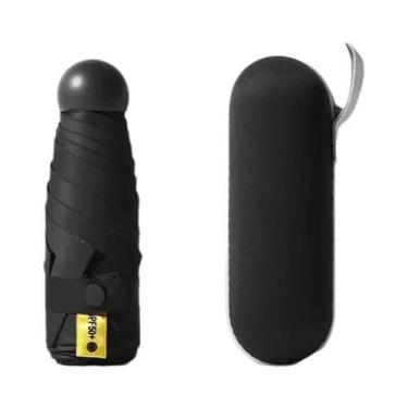 Imagem de Guarda-chuva Compacto De Bolso Com Proteção UV - Leve E Ideal Para Via