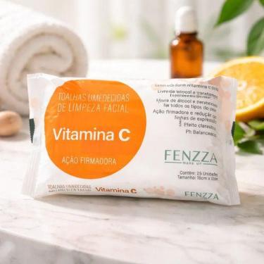 Imagem de Lenço Demaquilante Facial Vitamina C 45g. Fenzza