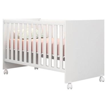 Imagem de Berço Americano Mini Cama Doce Sonho 100 Branco Brilho – Qmovi