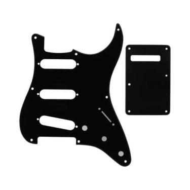 Imagem de Conjunto De Escudo Protetor Vintage ST De 8 Furos SSS Para Guitarra El