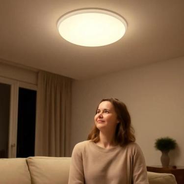 Imagem de Lustre Luminária Plafonier Sobrepor 2 Lâmp 20w E-27 Redondo - Congratu