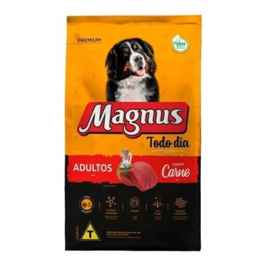 Imagem de Ração Magnus Todo Dia cães adultos sabor carne saco 10.1kg - Congratul