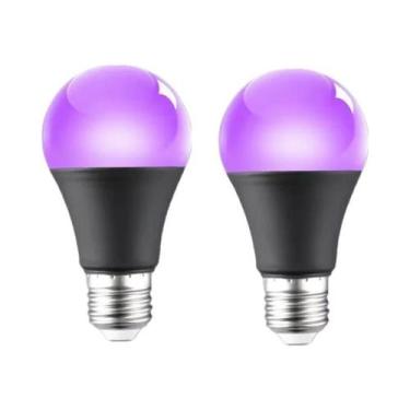 Imagem de Lâmpada UV Roxa De 12W E27 Para Festa, Decoração De Ambiente Com Luz N