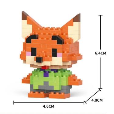 Imagem de Blocos de Montar Infantis W2601-29 Brinquedo Educativo em Plástico ABS Ecológico Inodoro Acabamento Suave MOC OEM