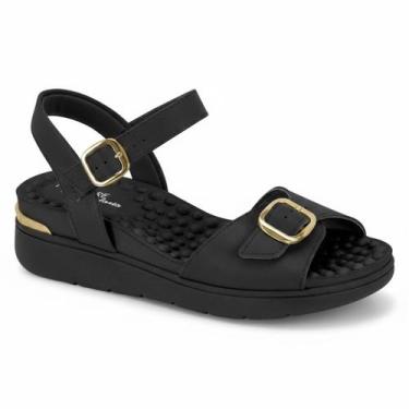 Imagem de Sandália Feminina Modare Ultraconforto Ortopédico Plataforma Tira Five