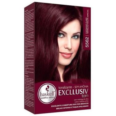 Imagem de Tonalizante 5562 Castanho Claro Vermelho Violeta Especial Haskell