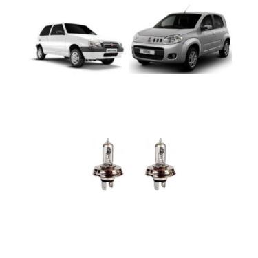Imagem de Par De Lâmpadas Farol Alto E Baixo H4 Fiat Uno 1985 á 2011 - Autovex, 