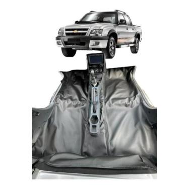 Imagem de Forro Carpete Assoalho Emborrachado P/ S10 Dupla Até 2011 - MANOS TAPE