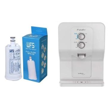 Imagem de Filtro Refil Purificador Bebedouro Esmaltec Acqua7 - Full Flow WFS 011