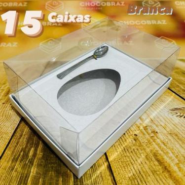 Imagem de KIT 5~20 CAIXAS PARA OVO DE PÁSCOA AJUSTAVEL 250/350/500g BRANCA OU KR