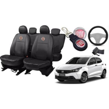 Imagem de Jogo de Capas de Couro para Argo 2017 a 2024 - Couro Durável + Chaveir