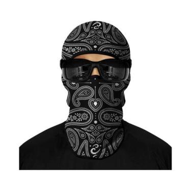 Imagem de Máscara De Ciclismo Masculina De Caveira Para Halloween, Respirável, P