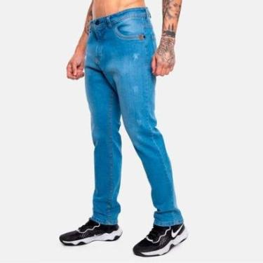 Imagem de Calça HD Jeans Slim Azul-Masculino