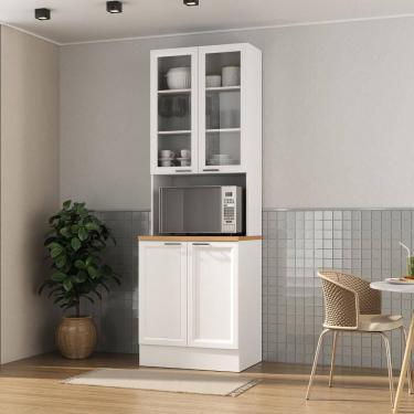 Imagem de Paneleiro Duplo 70cm Soho CabeCasa MadeiraOriginals Branco
