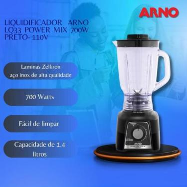 Imagem de Liquidificador Arno LQ33 Power Mix 700W Preto- 220V, Preto, 220V