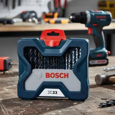 Imagem de Kit de Pontas e Brocas Bosch X-Line 33 Peças, 0V