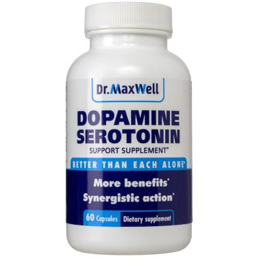 Imagem de Suplemento Dr. Maxwell Serotonina e Dopamina 60 cápsulas-Unissex