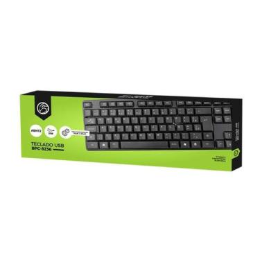 Imagem de Teclado com Fio BrazilPC BPC-8236 - ABNT2 - Padrão - USB - BRAZIL PC