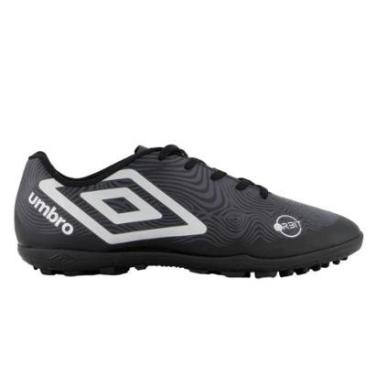 Imagem de Chuteira Society Umbro Orbit 33 Infantil - Preto e Cinza-Masculino