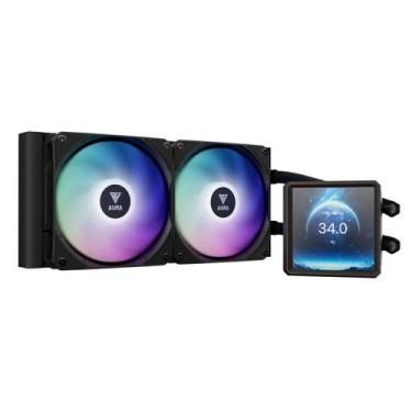 Imagem de Water cooler gamdias aura gl 240 display lcd argb amd/intel preto