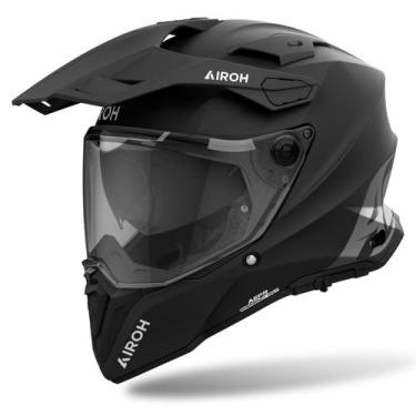 Imagem de Capacete Airoh Commander 2 Preto Big Trail Trilha Off Road, Preto Fosc