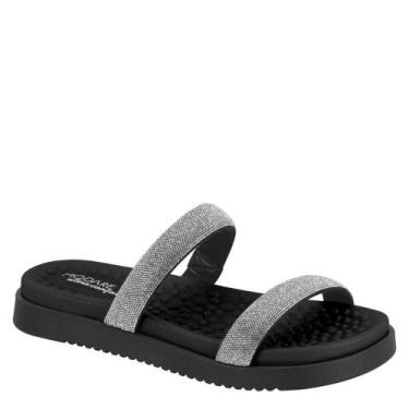 Imagem de Chinelo Feminino Ortopedico Esporao Gel Macio Modare 7178116, Preto cr
