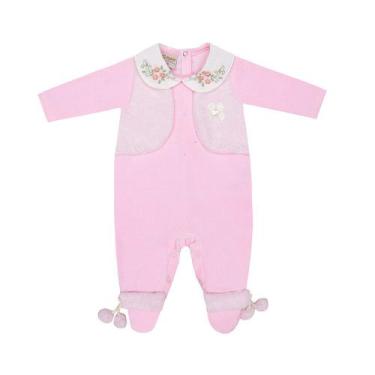 Imagem de Macacão Bebê Menina Baby - Baby Doces Momentos, G