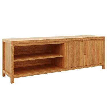 Imagem de Rack para Tv 1552N para 70 Pol 180cm Madeira Maciça Taeda com Prateleiras Rustic Milani Movelaria