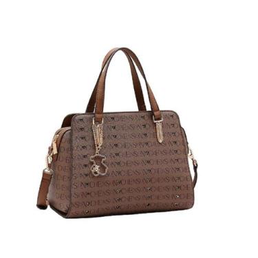 Imagem de Bolsa chenson cristal monograma 3485394, Marrom