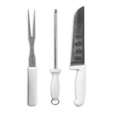 Imagem de Conjunto para Churrasco Faca Garfo Chaira Hauskraft - Haüskraft