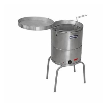 Imagem de Fritadeira Elétrica Água e Óleo Metvisa 5000W 38 Litros Inox FIE.20 22