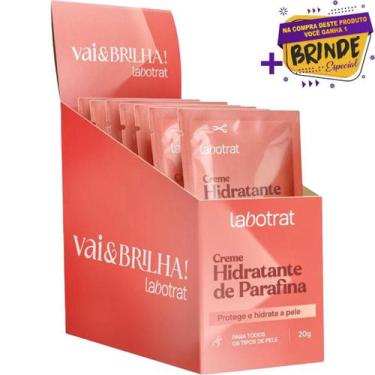 Imagem de Caixa com 12 Creme Hidratante Parafina Vai Brilha Labotrat