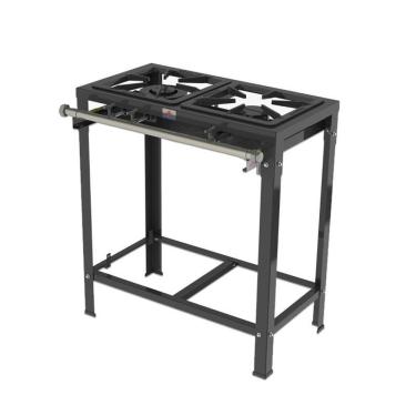 Imagem de Fogão Industrial PMSD-21 com 1 Queimador Simples e 1 Duplo Bivolt Preto Progás