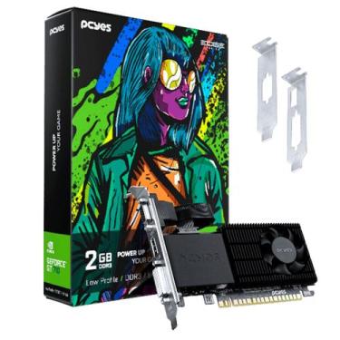 Imagem de Placa de Video PCYes Nvidia Geforce GT 710 Projeto Edge, 2GB DDR3, 64-