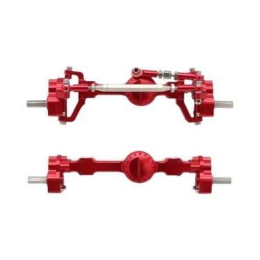 Imagem de Conjunto De Eixos Dianteiro E Traseiro CNC De Metal Escala 1/12 Para U