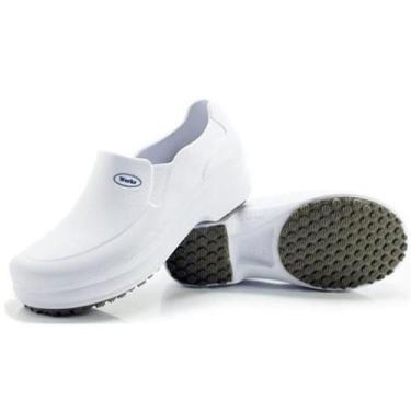 Imagem de Sapato Tênis de Eva BB65 Soft Works branco cozinha enfermagem antiderr