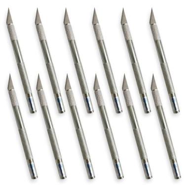 Imagem de Estilete Profissional Seller PA-100 para Artesanato, Precisão - Kit co