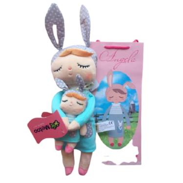 Imagem de Boneca Metoo Original Angela + Mini Com Sacola, IBMKIDS (Verde)