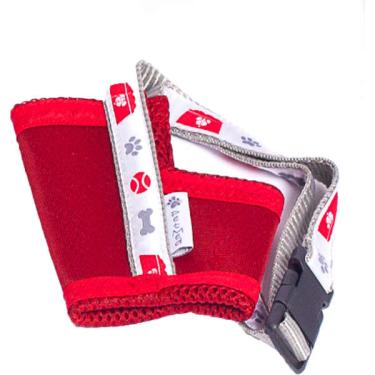 Imagem de Focinheira Conforto Pet Med Vermelha para Cães - Tam. 03