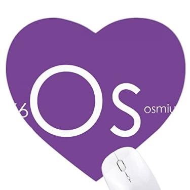 Imagem de Chestry Elements – Mousepad de borracha para mesa de época, metal, Osum Os Heart