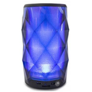 Imagem de Caixa de Som Portátil Exbom 3W Galaxia Cristal Led Rgb