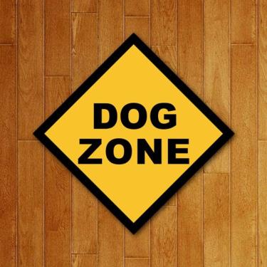 Imagem de Placa Decorativa - Dog Zone