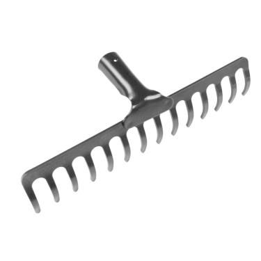 Imagem de Ancinho Curvo Pesado com 14 Dentes Tramontina em Aço s/ Cabo