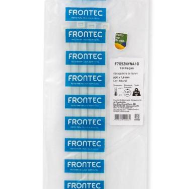 Imagem de Abraçadeira NYLON 7,6 X 500MM Branca Frontec 10UN